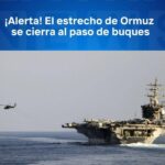 (CGRI) ha comunicado que el buque de apoyo de combate estadounidense “MST” fue alcanzado de gravedad por misiles.
