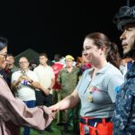 Bomberos regresan a Ecuador tras misión en la que rescataron a dos personas en La Guaira.