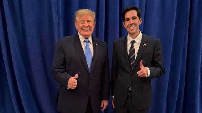 Vicecanciller Oliver Blanco califica de “histórico” el encuentro entre Donald Trump y Delcy Rodríguez.